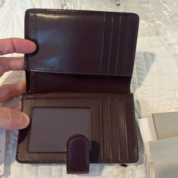 New coach wallet khaki berry multi - Picture 3 of 5